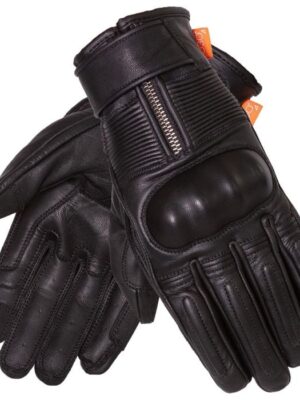 MERLIN GLORY LEATHER GLOVES - BLACK