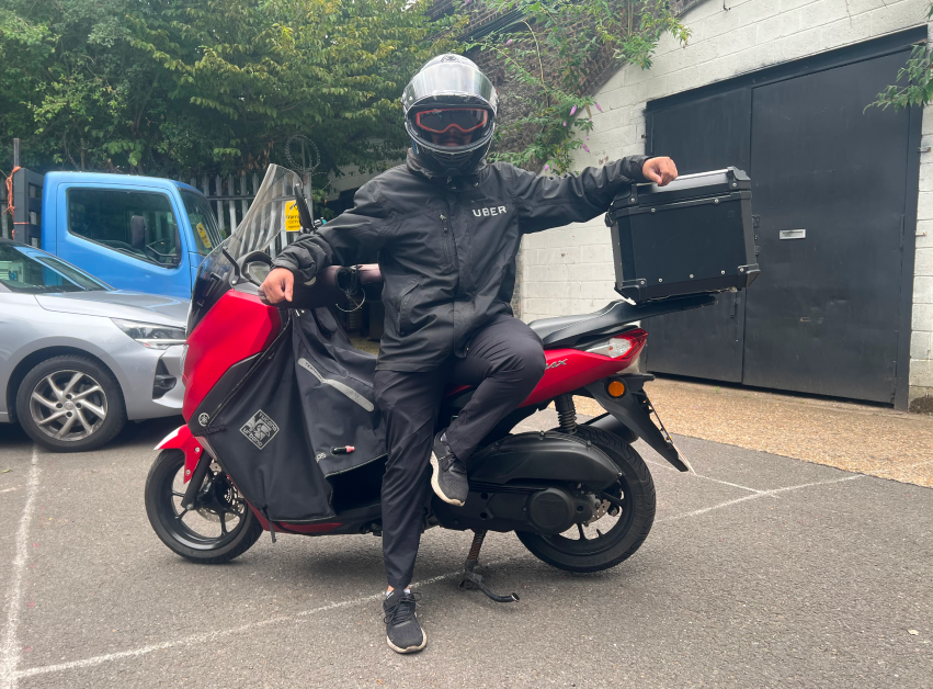 Motorcycle rental service in London